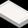 ABS enclosure, battery compartment 2 x AA/1 x 9V, (L x W x H) 160 x 94 x 25 mm, white (RAL 9002), IP54, TB-1B.7