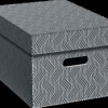 61410085 Archive boxes, recycled, size M, 3 pieces, anthracite/grey