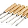 UM262.56 Zestaw dłut rzeźbiarskich - komplet 6szt : 2, 12, 10, 8, 8, 10