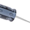 Kondensator 2200μF 10V dc Radialny, Otwór przelotowy Nichicon roztaw: 5mm 10 (Dia.) x 20mm