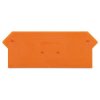 WAGO 280-317 2.5mm End and Intermediate Plate Orange