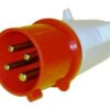 Wtyczka Przenośna 4P 16A 400V Czerwona Ip44 6H Eurobloc Gw60008