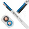 Kabel instalacyjny płaski YDYp 2x2,5mm2 biały 450/750V drut Mercor