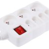Przedłużacz 1.5m 7 gniazda Listwy zasilające typ Typ C - europejskie, Typ E - gniazdo francuskie 6A 250 V AC