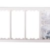 Simon Connect Ramka poczwórna 8xK45 uniwersalna czysta biel SM402/9