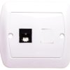 Simon Akord Gniazdo telefoniczne pojedyncze RJ11 białe ATF1/11