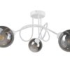 Lampa sufitowa nowoczesna 3xE27 RING WHITE