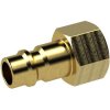 Nipple, L 31 mm, 35 bar, brass, for jacks, 107241
