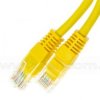 Patchcord UTP, kat.5e, 0,25m, żółty