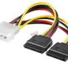 ROZGAŁĘŹNIK ZASILANIA MOLEX 2xSATA