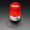 Adafruit Rotating LED Warning Light with Adjustable Volume Buzzer Alarm