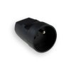 Gniazdo przenośne z uziemieniem czarne G-10-2 ELGOTECH