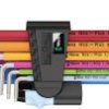 Wera 3950/9 Hex-Plus Multicolour Imperial Stainless 1 wewnętrzny sześciokąt Zestaw kluczy trzpieniowych 5/64 cal, 3/32 c