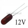 Żarówka 12V 50mA miniaturowa czerwona