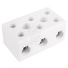 Złączka porcelanowa 3x16mm2 Simet CPO-30A-3P biały