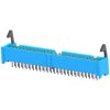Pin header, 50 pole, pitch 2.54 mm, straight, blue, 3-1761608-5