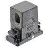 Grommet housing, size 6B, die-cast aluminum, 1 x M32, angled, central locking, IP65/IP68/IP6K9K, 19405060582