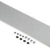 Panel stelażowy Panel zaślepiający do szafy RACK RS PRO moduły stelażowe 4U szerokość 9mm 483 x 9mm Szary