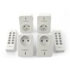 Gniazdo sieciowe Kemot URZ3471 sterowane pilotem - 4szt.
