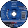 PFERD TOOLS 62217300 E 180-7 CERAMIC SGP STEELOX Tarcza tnąca wygięta Średnica 180 mm Średnica otworu 22.23 mm stal nier