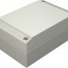 Aluminum enclosure, (L x W x H) 120 x 80 x 51 mm, gray (RAL 7038), IP66, 040812050