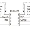 Dual-channel, 1/1, 1-Mbps digital isolator