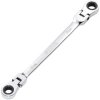 Draper 27744 HI-TORQ® Flexi Head Double Ring Ratchet Spanner 8x9mm