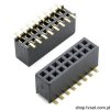 A-BL127-DG-G16MR1 Socket 2 x 8 Pin Gold SMD ASSMANNWSW