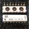 1K Ohm resistor network (898-3-R1K) - Beckman Industrial