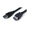 StarTech.com USB3SEXT2MBK SuperSpeed USB 3.0 Extension Cable A To A - M/F 2m Blk