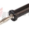Wtyk banan 4mm WB420-BK 50V=/30V~ 24A