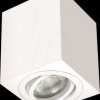 VO-500738 Surface-mounted spotlight, black, square, swivelling, GU10