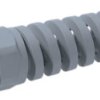 Cable gland, with bend protection, M12, 15 mm, Clamping range 3.5 to 7 mm, IP68, light gray, 53111800