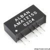 AMA1215S DC-DC 12V to 15V 66mA SIL5 ALBAN