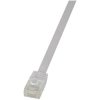 LogiLink CF2011U RJ45 Patch Cable Cat 6 U/UTP 0.25m White Flat SlimLine