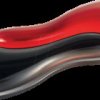 K62440WW Wrist rest, gel, black/red