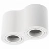 Oprawa sufitowa AVEIRO DUO BIS, aluminium, 160x80x90mm, IP20, max 20W*2, okrągła, biała
