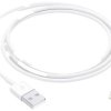 Apple Kabel USB B-Ware (uszkodzony / brakujące opakowanie) USB 2.0 Złącze męskie USB-A, Złącze męskie Lightning 1.00 m b