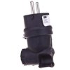 Wtyczka gumowa kątowa 10/16A 2P+Z 230V UNI-SCHUKO IP44 /pełna guma/ TAURUS 05822-s