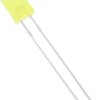 HuiYuan 2504Y1D-KHA-B Dioda LED THT żółty prostokątny 2 x 5 mm 150 mcd 120 ° 20 mA