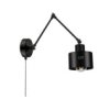 Lampa Loft Abi K3w Czarna 1Xe27 Kinkiet