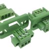 Szybkozłączka przelotowa na panel 3 pin 3,81mm raster