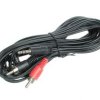 Kabel JACK 3,5mm - 2xRCA CHINCH AUX (1,2m)