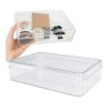 Plastikowe pudełeczko - 115x83x30mm - zamykany pojemniczek - organizer do wyniku