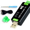Konwerter przemysłowy USB - RS485 (B) CH343G od Waveshare + przedłużacz USB