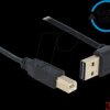83541 USB 2.0 Kabel, EASY A male angled to B male, 3 m