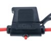 Red LED Automotive Mini Blade Inline Fuseholder 20A R3-60