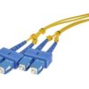 Patchcord światłowodowy FO SM LC-SC duplex 9/125 1m
