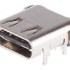 Złącze USB C Montaż na płytce drukowanej Żeński ,1-portowe