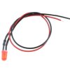 Red Diffused Lens Prewired 5mm LED 20cm 12V